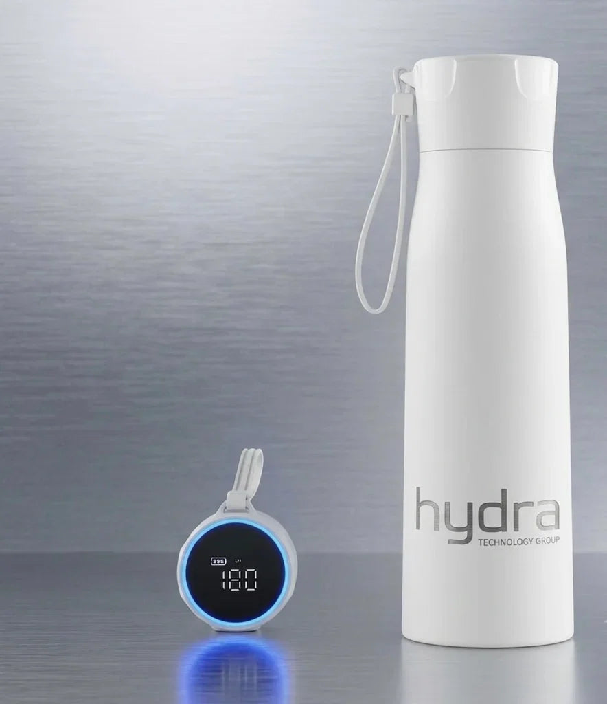 HYDRA° 500ml — Gourde connectée — Blanc Nacré